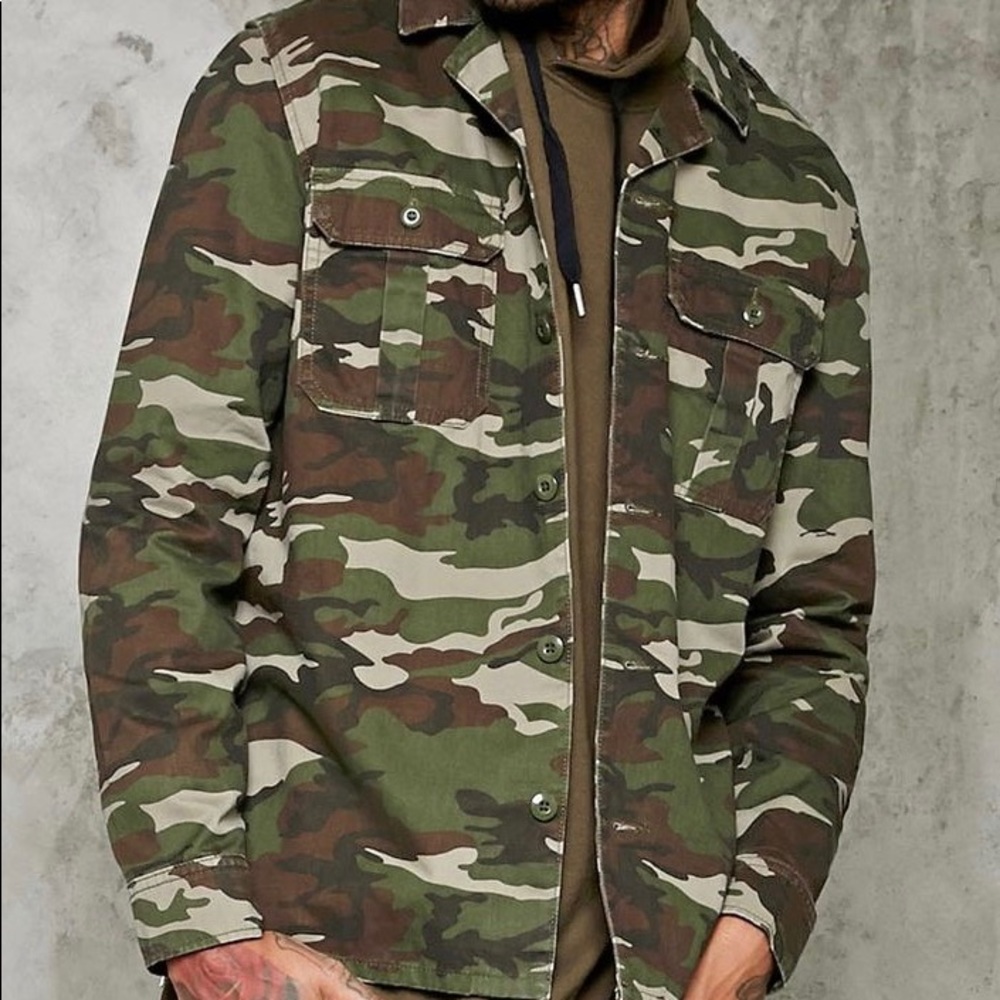 Camo mens jacket